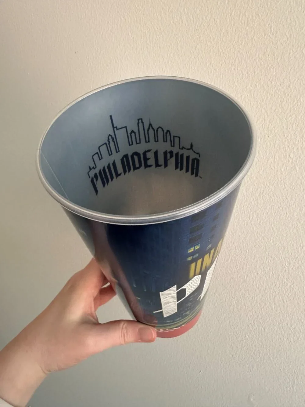 PHILLIES Unapologetically Philly City Connect Blue 2025 Souvenir Cup & Lid 44oz
